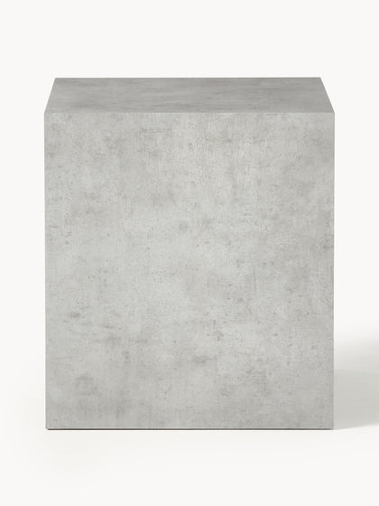 Westwing Mesa Auxiliar En Look Cemento Lesley