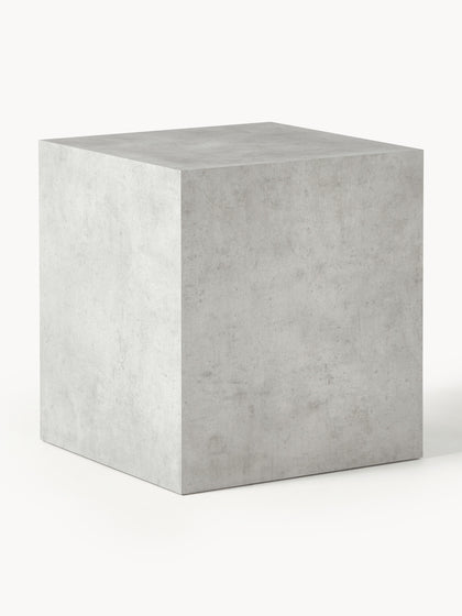 Westwing Mesa auxiliar en look cemento Lesley