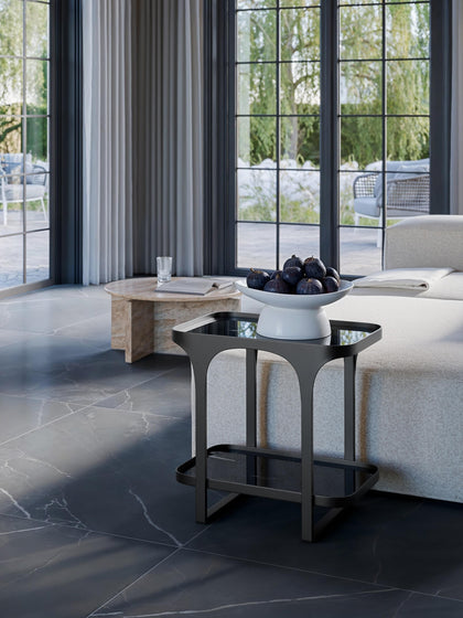 Westwing Mesa Auxiliar En Look Mármol Bella