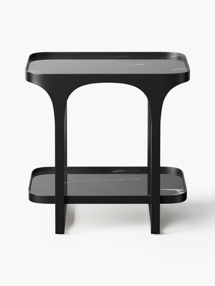 Westwing Mesa Auxiliar En Look Mármol Bella