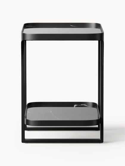 Westwing Mesa Auxiliar En Look Mármol Bella