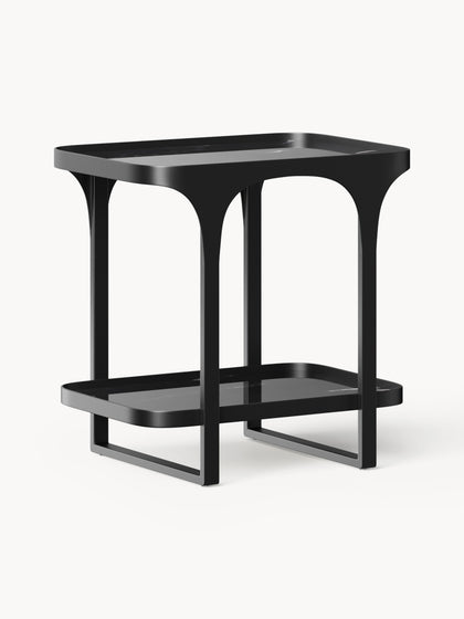 Westwing Mesa auxiliar en look mármol Bella