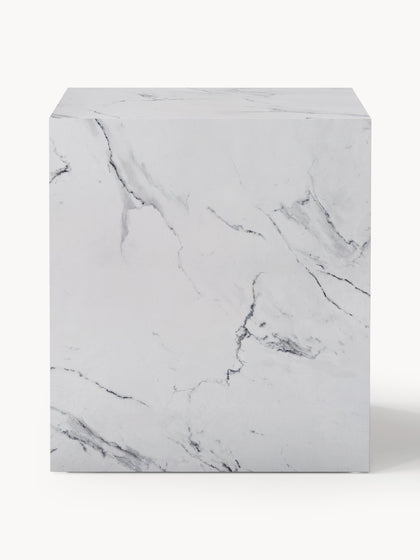 Westwing Mesa Auxiliar En Look Mármol Lesley