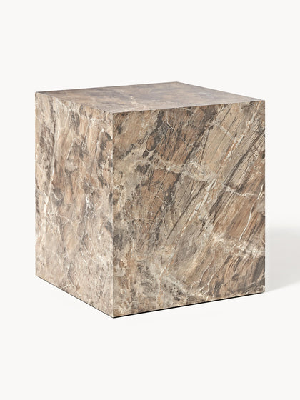 Westwing Mesa auxiliar en look mármol Lesley