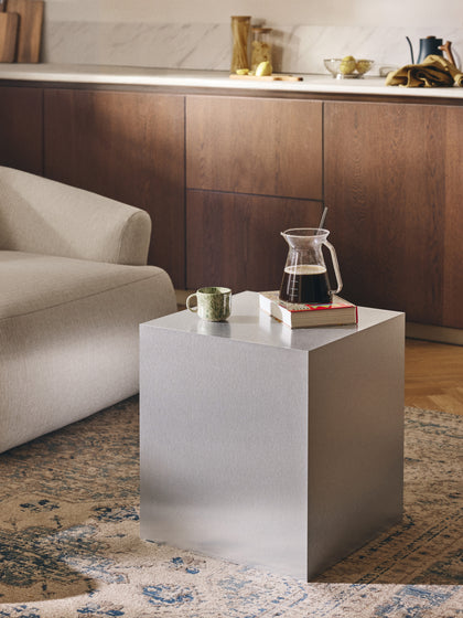 Westwing Mesa Auxiliar En Look Metálico Lesley