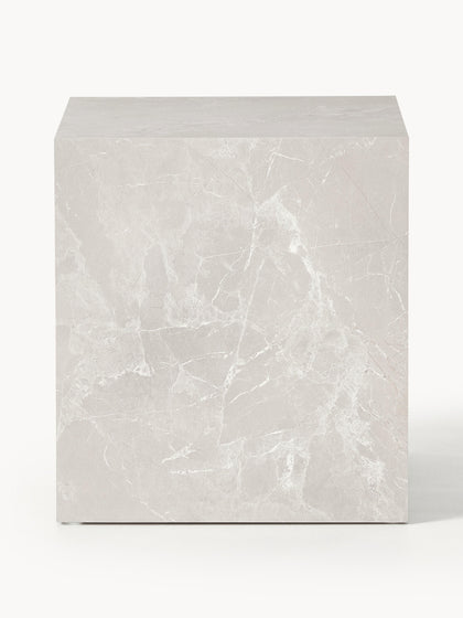 Westwing Mesa Auxiliar En Look Travertino Lesley