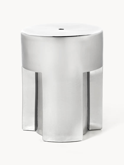 Westwing Mesa auxiliar redonda Argent