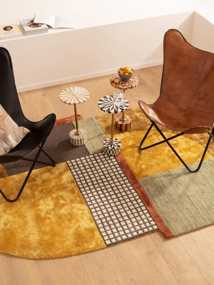 Westwing Mesa Auxiliar Redonda Artesanal Domero