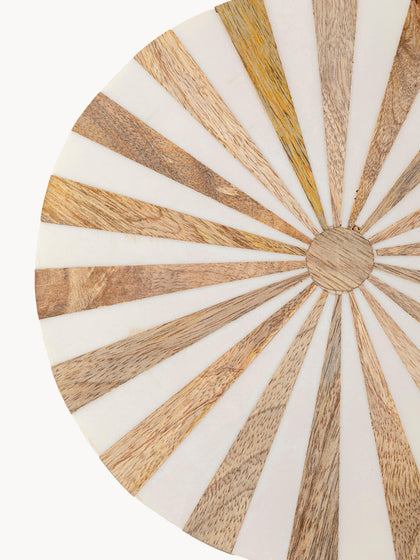 Westwing Mesa Auxiliar Redonda Artesanal Domero