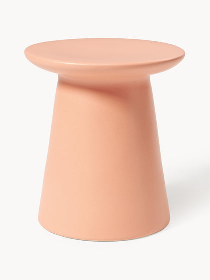 Westwing Mesa auxiliar redonda artesanal Earthy