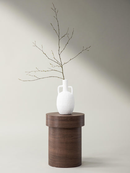 Westwing Mesa Auxiliar Redonda De Madera Malung