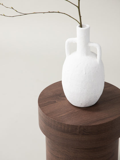 Westwing Mesa Auxiliar Redonda De Madera Malung