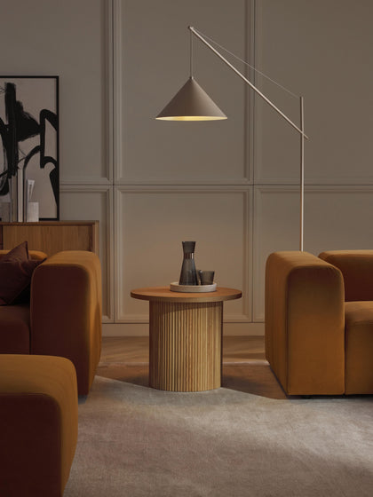 Westwing Mesa Auxiliar Redonda De Madera Nele