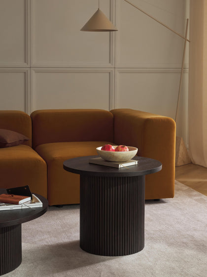 Westwing Mesa Auxiliar Redonda De Madera Nele