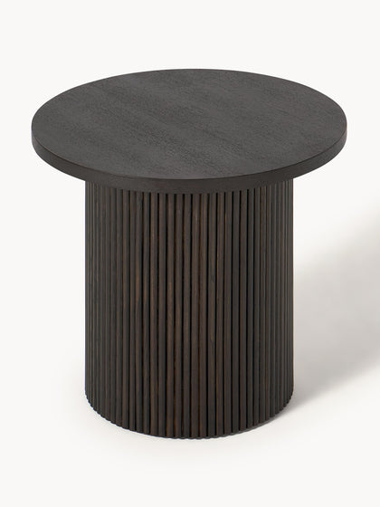 Westwing Mesa Auxiliar Redonda De Madera Nele