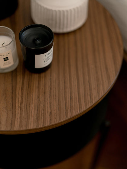 Westwing Mesa Auxiliar Redonda De Madera Tu