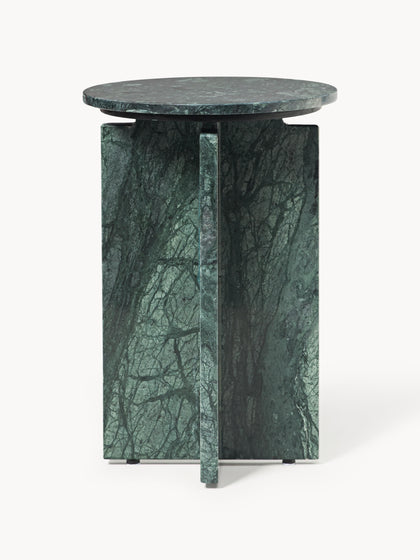 Westwing Mesa Auxiliar Redonda De Mármol Marisa