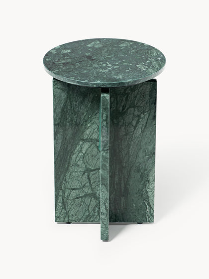 Westwing Mesa Auxiliar Redonda De Mármol Marisa