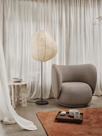 Westwing Mesa Auxiliar Redonda De Mármol Taula