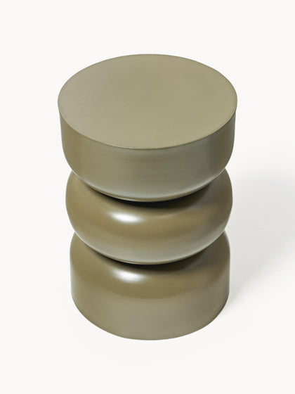 Westwing Mesa Auxiliar Redonda De Metal Alma