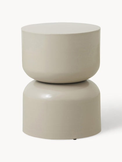 Westwing Mesa Auxiliar Redonda De Metal Matka