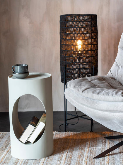 Westwing Mesa Auxiliar Redonda De Metal Sai