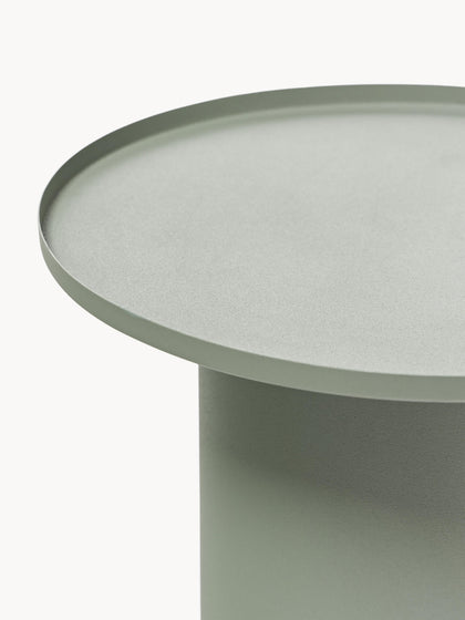 Westwing Mesa Auxiliar Redonda De Metal Sverre