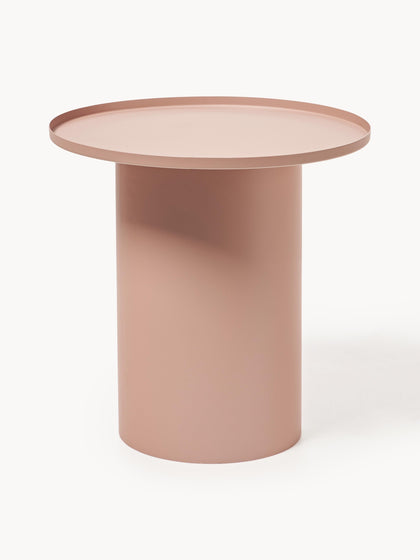 Westwing Mesa auxiliar redonda de metal Sverre