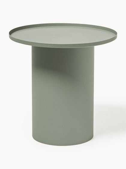 Westwing Mesa auxiliar redonda de metal Sverre