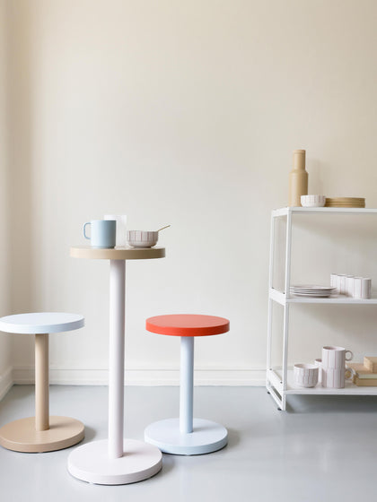 Westwing Mesa Auxiliar Redonda De Metal Trisse