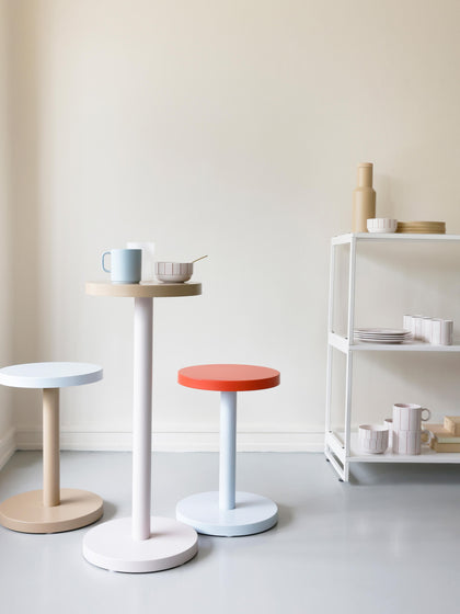 Westwing Mesa Auxiliar Redonda De Metal Trisse