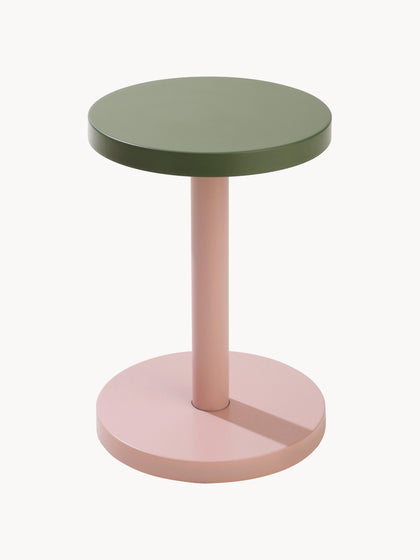 Westwing Mesa auxiliar redonda de metal Trisse