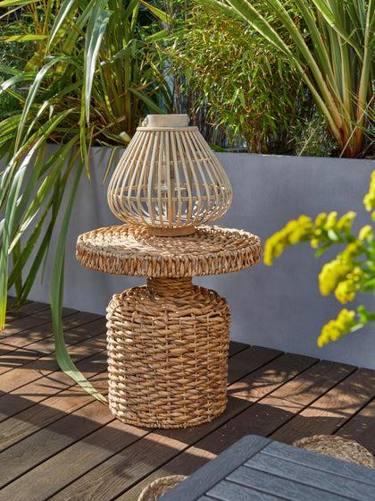 Westwing Mesa Auxiliar Redonda De Ratán Camo