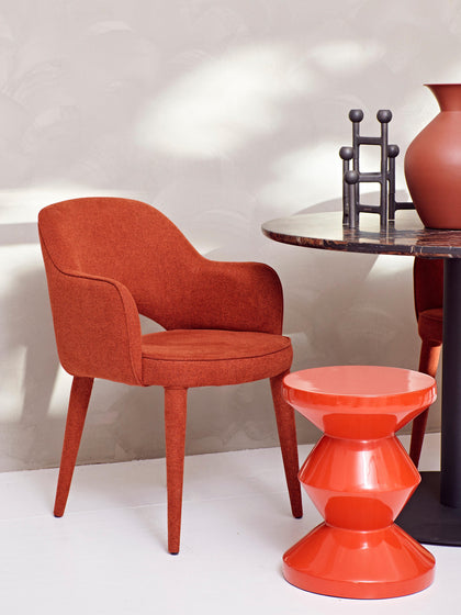 Westwing Mesa Auxiliar Redonda Zig Zag