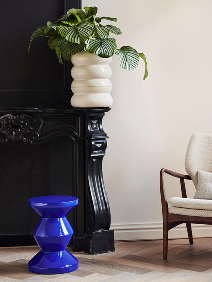 Westwing Mesa Auxiliar Redonda Zig Zag