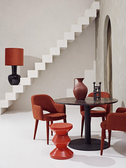 Westwing Mesa Auxiliar Redonda Zig Zag