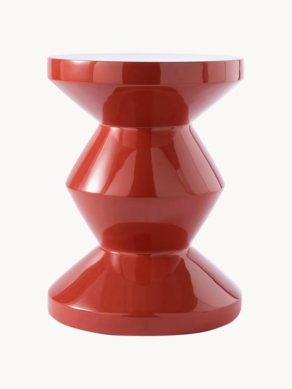 Westwing Mesa Auxiliar Redonda Zig Zag