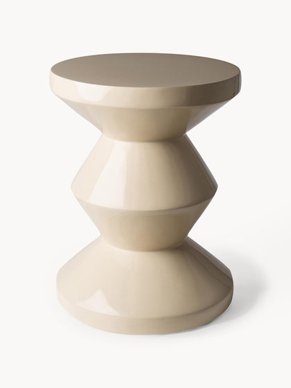 Westwing Mesa Auxiliar Redonda Zig Zag