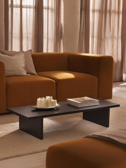 Westwing Mesa De Centro Baja De Madera Dako