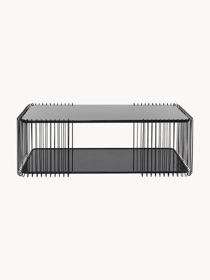 Westwing Mesa De Centro Con Tablero De Vidrio Wire