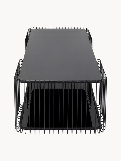 Westwing Mesa De Centro Con Tablero De Vidrio Wire