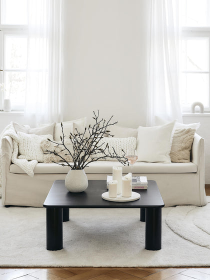 Westwing Mesa De Centro De Madera De Roble Didi