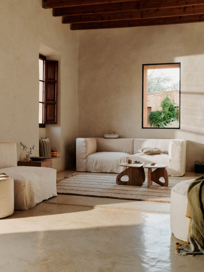 Westwing Mesa De Centro De Madera De Roble Oar