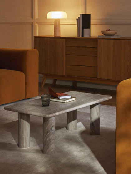 Westwing Mesa De Centro De Mármol Mabel