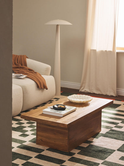 Westwing Mesa De Centro De Teca Reciclada Tom