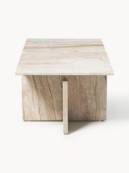 Westwing Mesa De Centro De Travertino Marisa