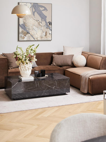 Westwing Mesa De Centro En Look Mármol Lesley