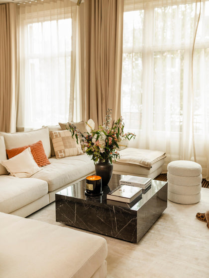 Westwing Mesa De Centro En Look Mármol Lesley