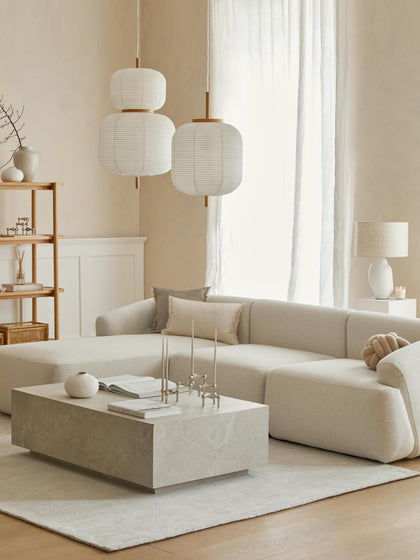 Westwing Mesa De Centro En Look Travertino Lesley