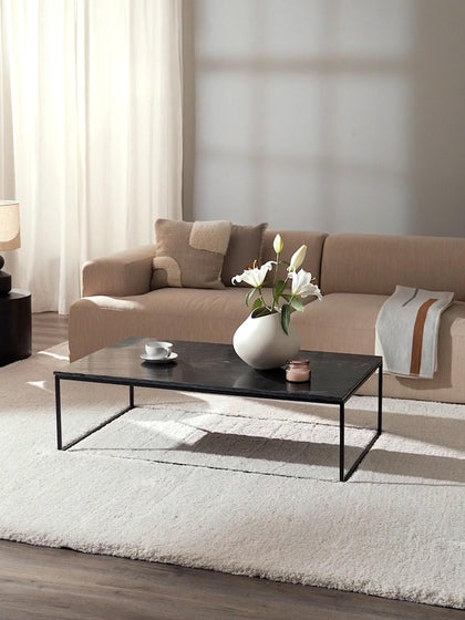 Westwing Mesa De Centro Grande De Mármol Alys